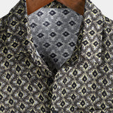 Retro Hawaiian Geometric Shirt