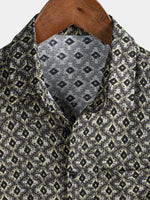 Retro Hawaiian Geometric Shirt
