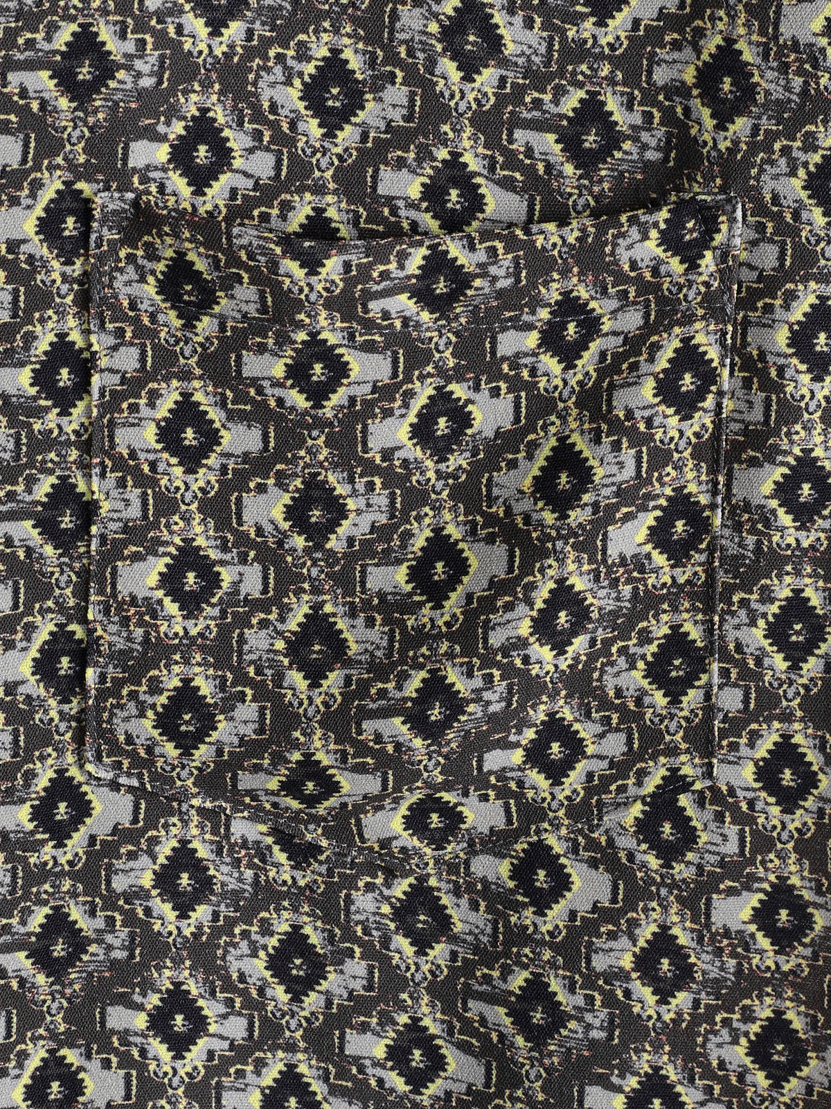 Retro Hawaiian Geometric Shirt