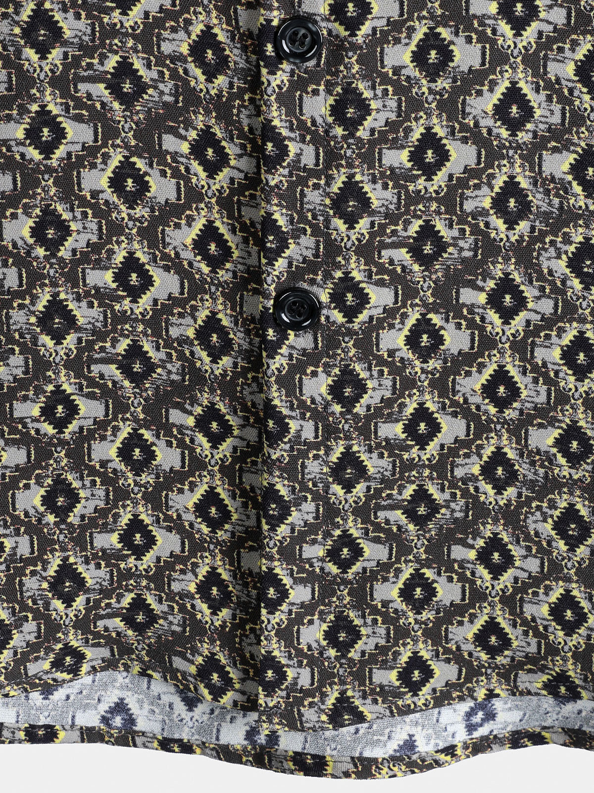 Retro Hawaiian Geometric Shirt