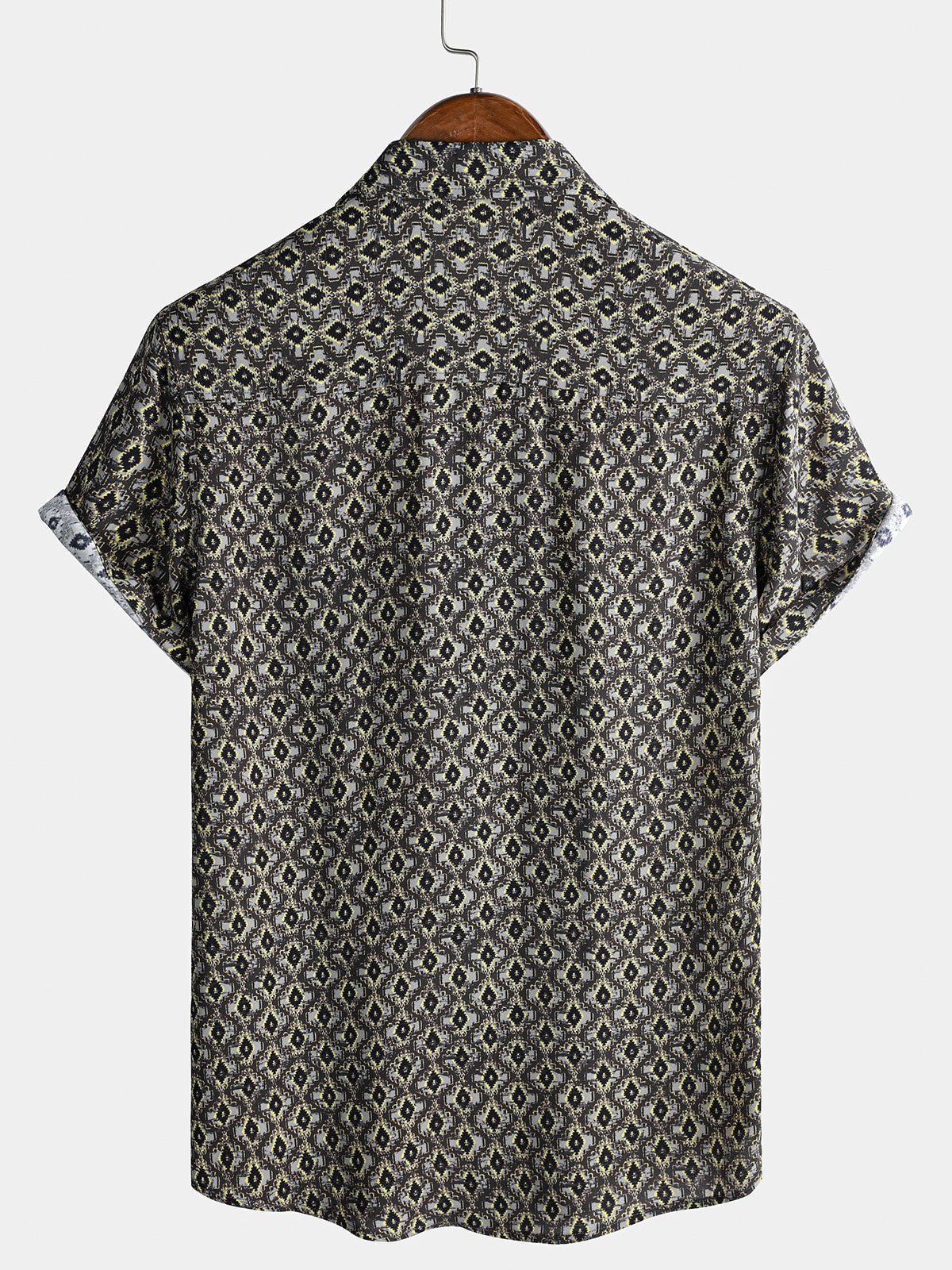 Retro Hawaiian Geometric Shirt