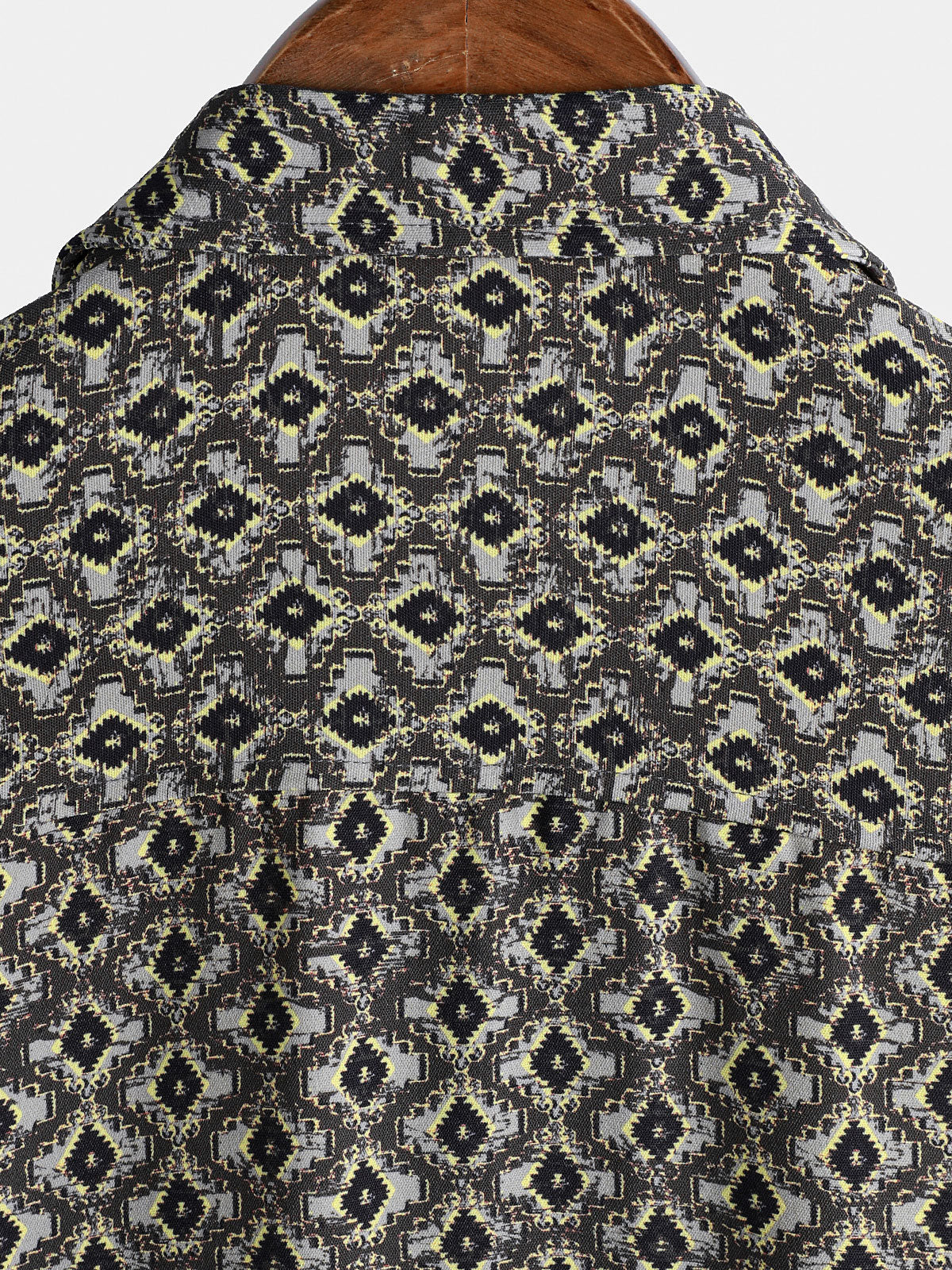 Retro Hawaiian Geometric Shirt