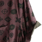 Classic Retro Short Sleeve Geometric Cotton Shirt for Men