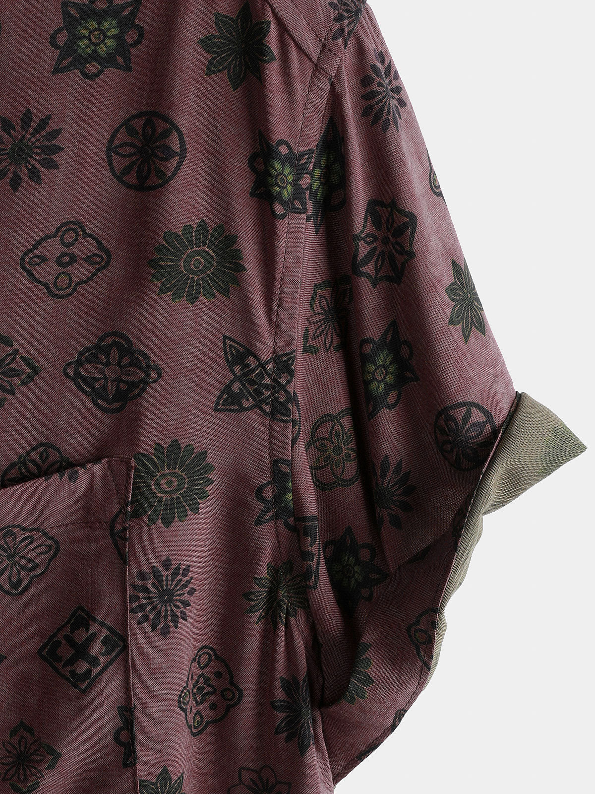Classic Retro Geometric Pattern Short Sleeve Shirt