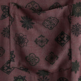 Classic Retro Geometric Pattern Short Sleeve Shirt
