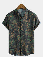 Retro Abstract Print Shirt