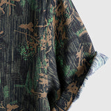 Retro Abstract Print Shirt
