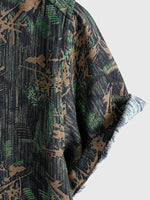 Retro Abstract Print Shirt