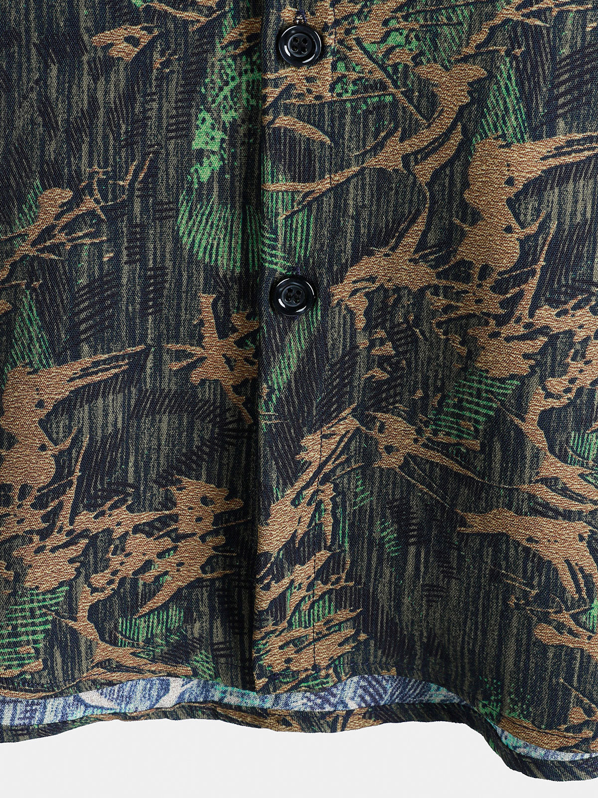 Retro Abstract Print Shirt