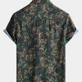 Retro Abstract Print Shirt