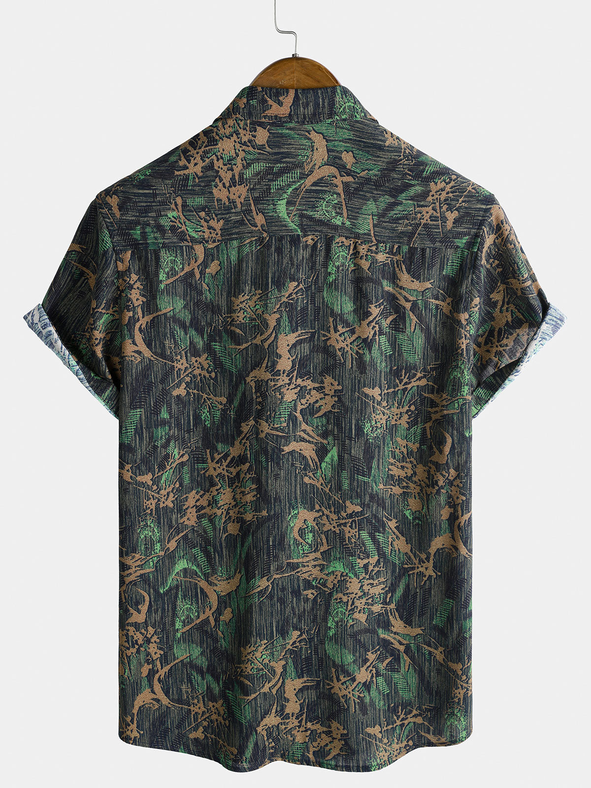 Retro Abstract Print Shirt