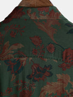 Vintage Relaxed Summer Print Short Sleeve Shirt