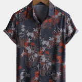 Lightweight Breathable Retro Island Travel Short Sleeve Shirt