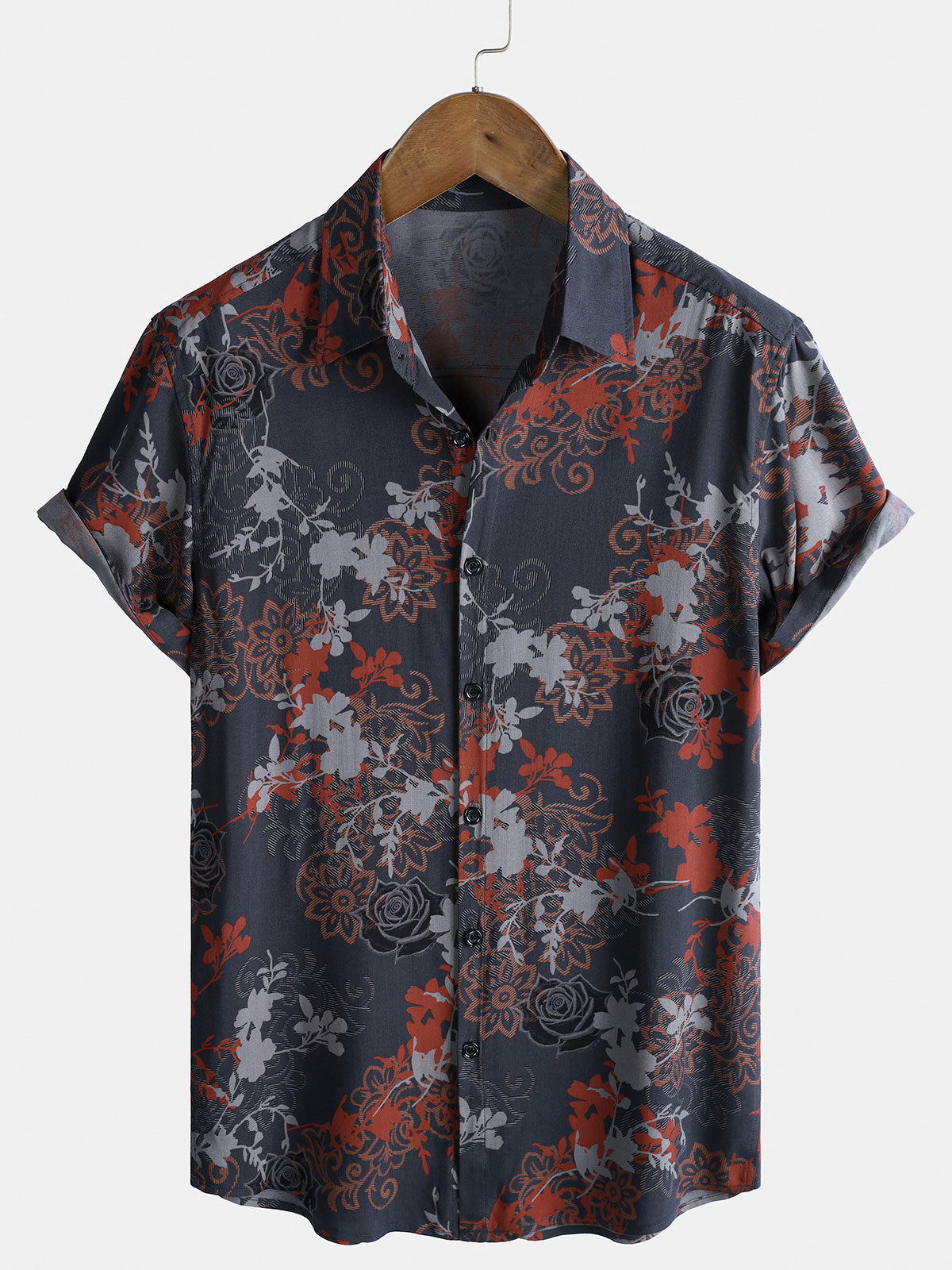 Lightweight Breathable Retro Island Travel Short Sleeve Shirt