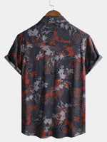 Lightweight Breathable Retro Island Travel Short Sleeve Shirt