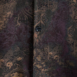 Shirt with Vintage Floral Print, Short Sleeves