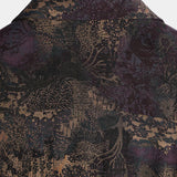 Shirt with Vintage Floral Print, Short Sleeves