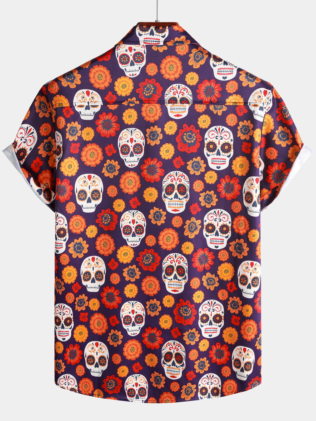 Hawaiian Skull Punk Rock Vintage 70s Shirt