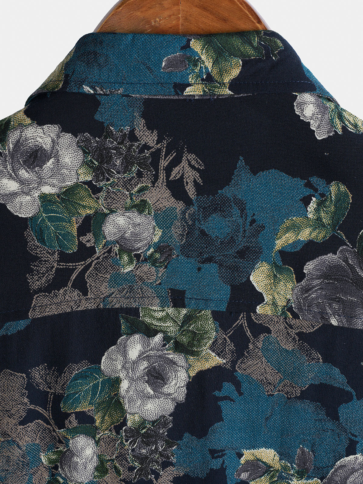 Retro Short Sleeve Lightweight Breathable Island Vacation Floral Print Shirt