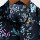 Resort Short Sleeve Botanical Print Shirt