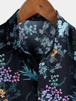 Resort Short Sleeve Botanical Print Shirt