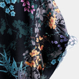 Resort Short Sleeve Botanical Print Shirt