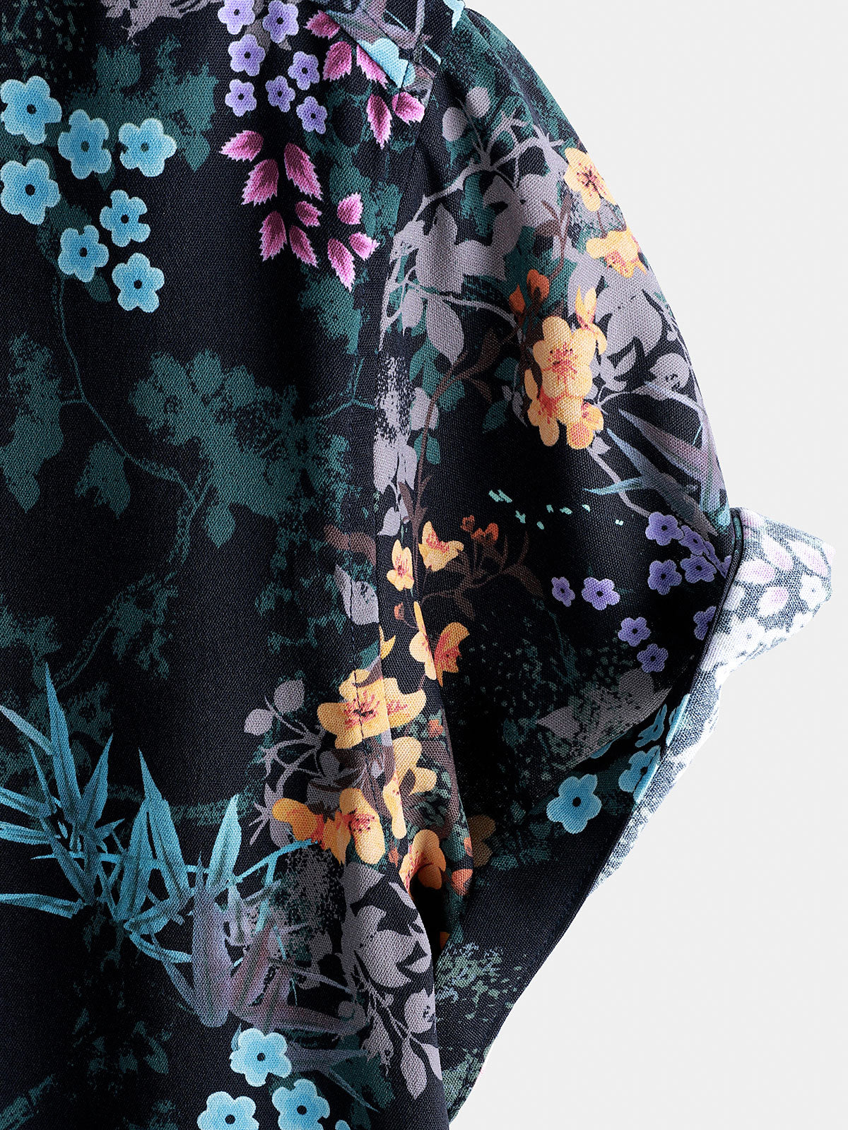 Resort Short Sleeve Botanical Print Shirt