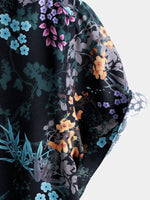 Resort Short Sleeve Botanical Print Shirt