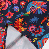 Hawaiian Skull Punk Rock Blue Retro Shirt