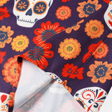 Hawaiian Skull Punk Rock Vintage 70s Shirt