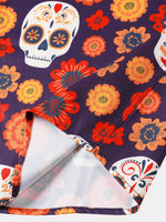 Hawaiian Skull Punk Rock Vintage 70s Shirt