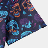 Hawaiian Skull Punk Rock Funny Shirt