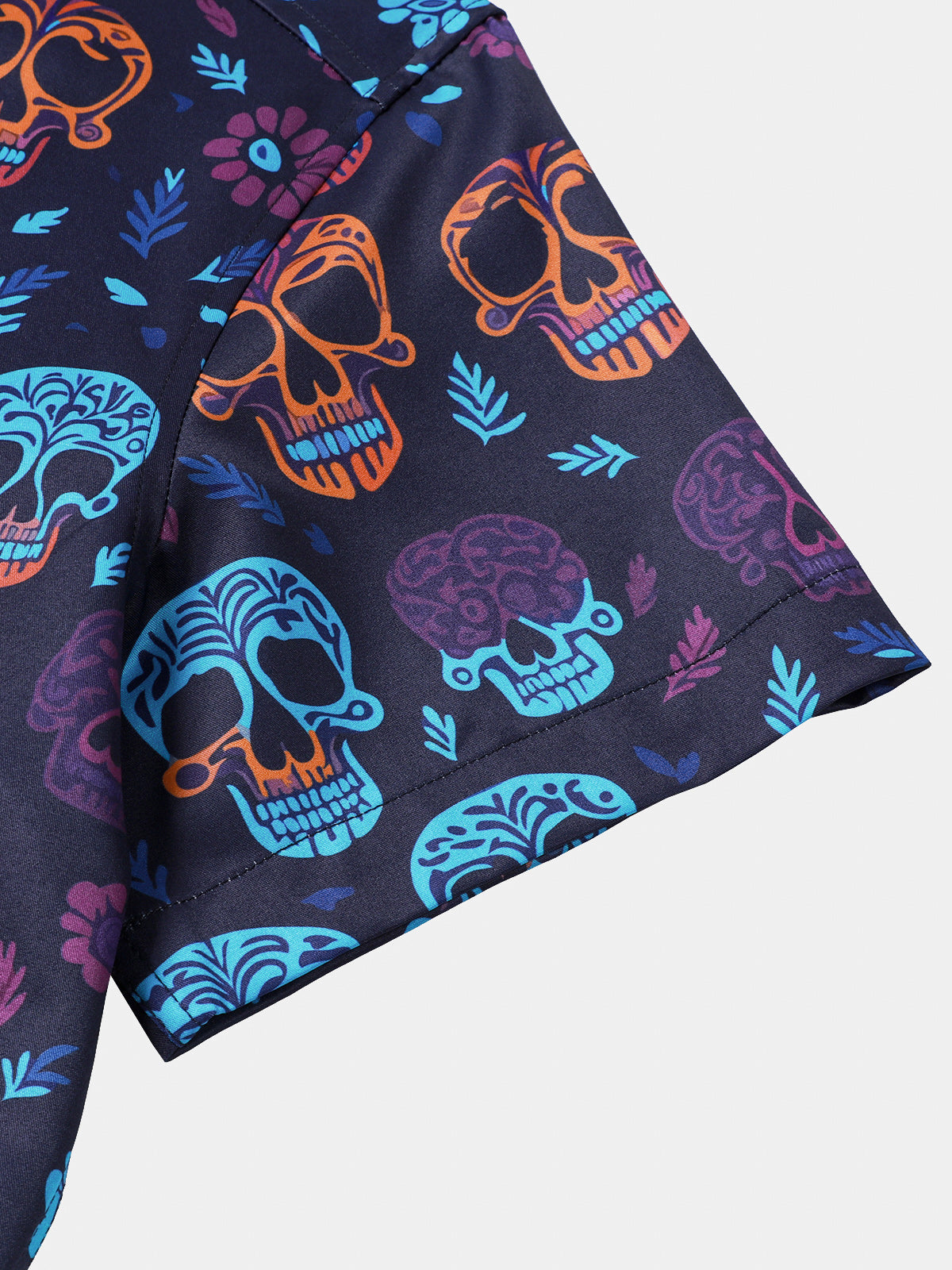 Hawaiian Skull Punk Rock Funny Shirt