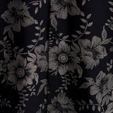 Short-Sleeve Hawaiian Navy Floral Print Shirt