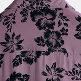 Vacation Tropical Floral Print Short Sleeve Shirt
