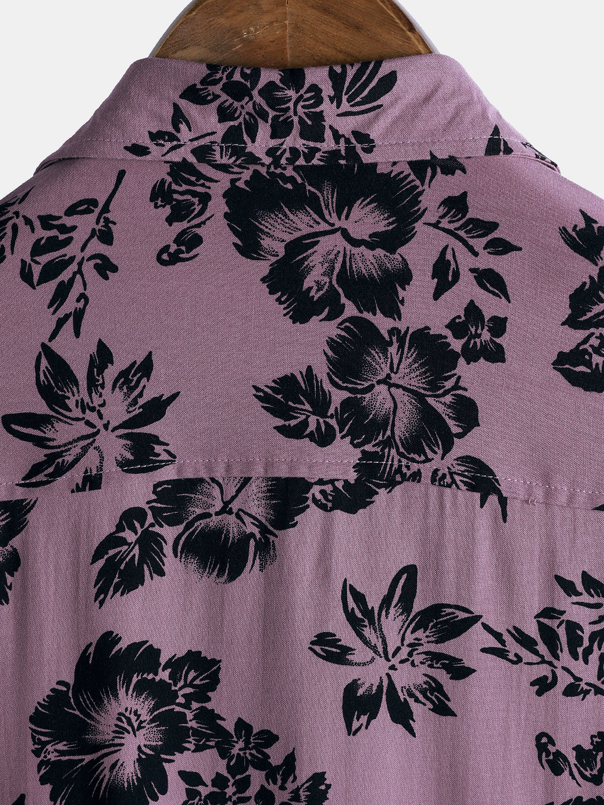 Vacation Tropical Floral Print Short Sleeve Shirt