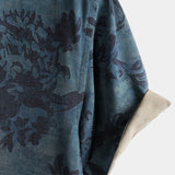 Vintage Bohemian Floral Print Short Sleeve Shirt