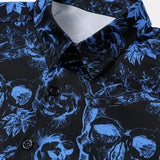 Skull Summer Vacation Short Sleeve Shirt