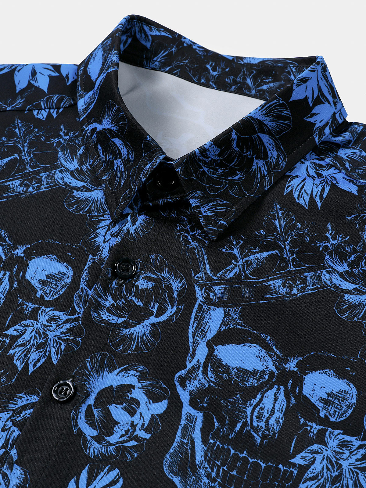 Skull Summer Vacation Short Sleeve Shirt