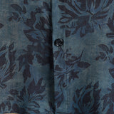 Vintage Bohemian Floral Print Short Sleeve Shirt