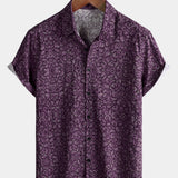 Purple Retro Pattern Shirt