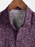 Purple Retro Pattern Shirt