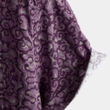 Purple Retro Pattern Shirt