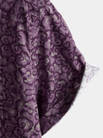 Purple Retro Pattern Shirt