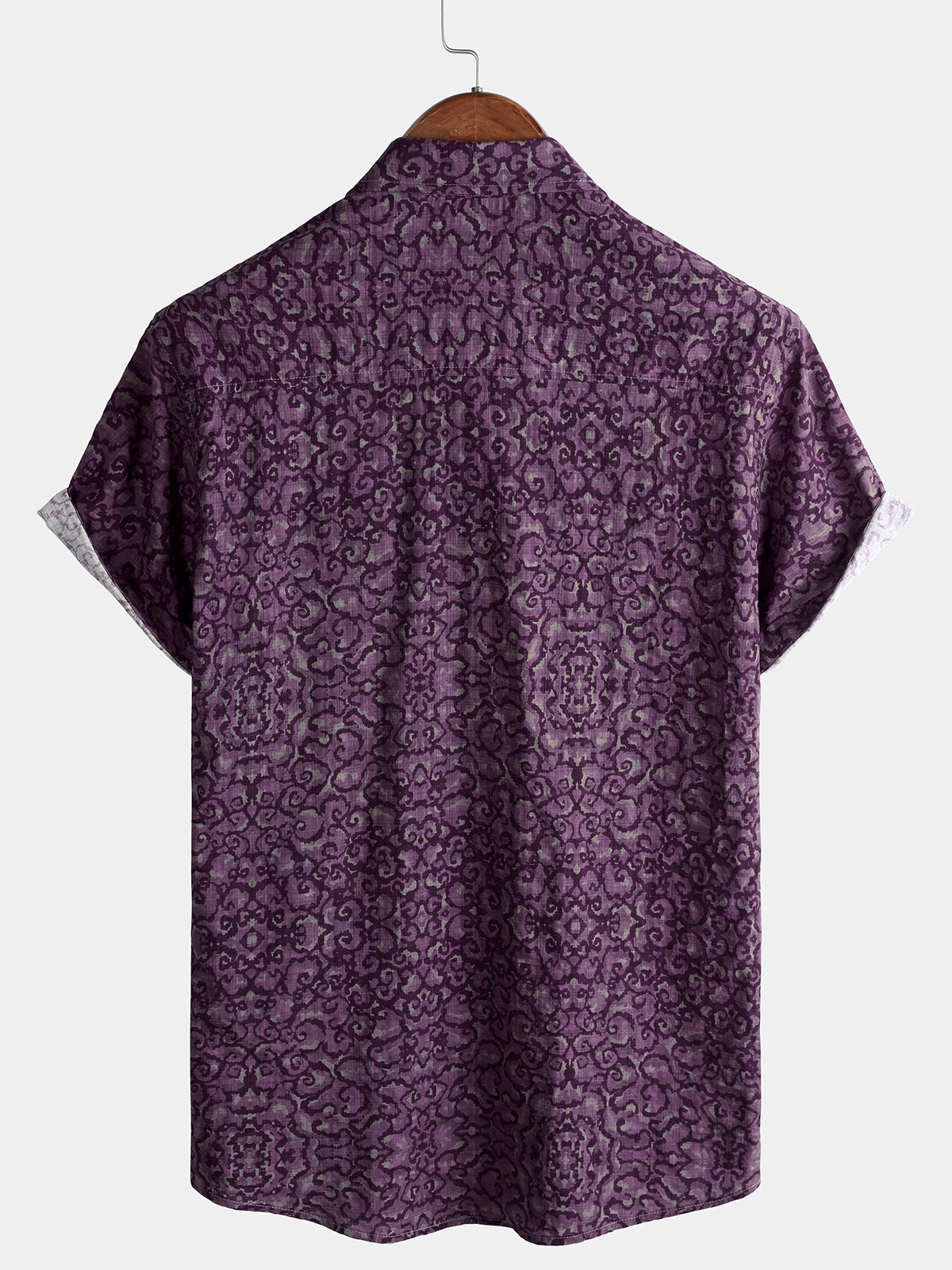 Purple Retro Pattern Shirt