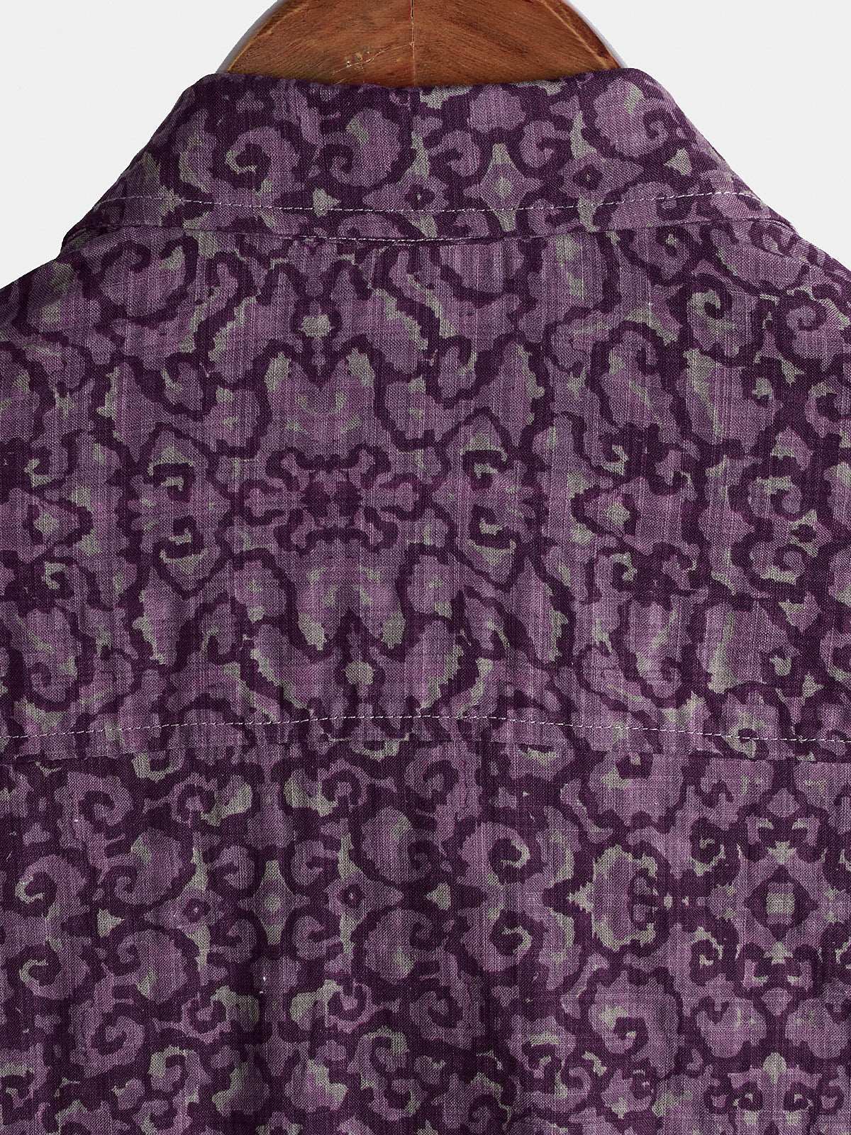 Purple Retro Pattern Shirt