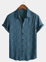 Casual Bohemian Retro Short Sleeve Shirt