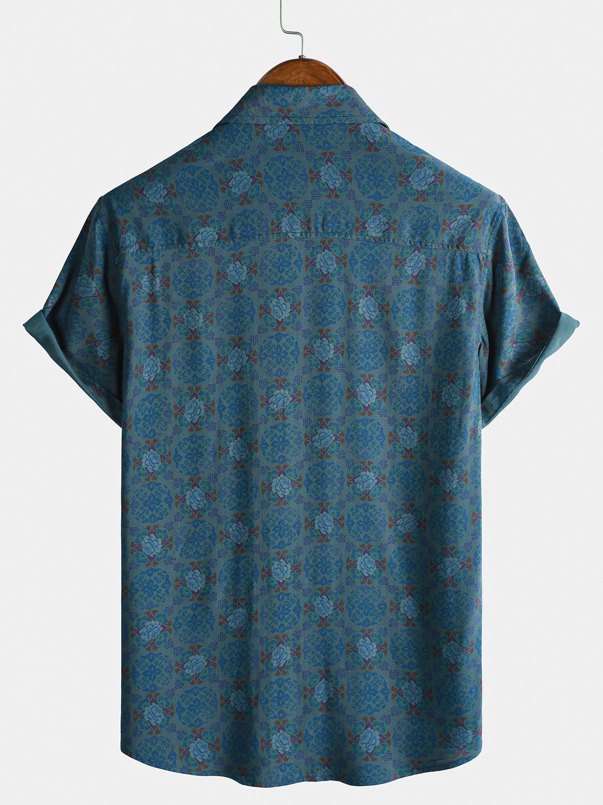 Casual Bohemian Retro Short Sleeve Shirt