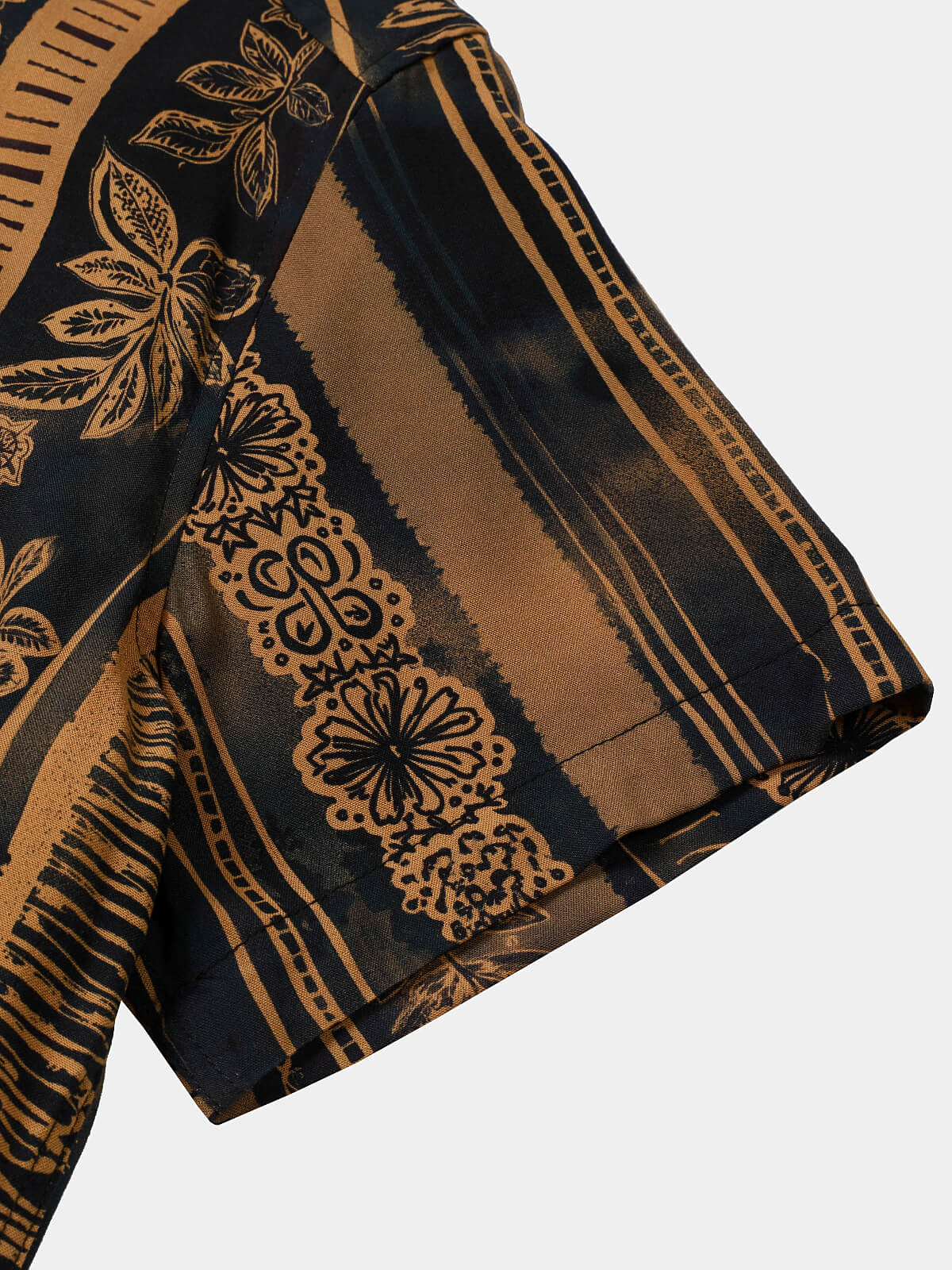 Hawaiian Tribal Floral Short Sleeve Shirt
