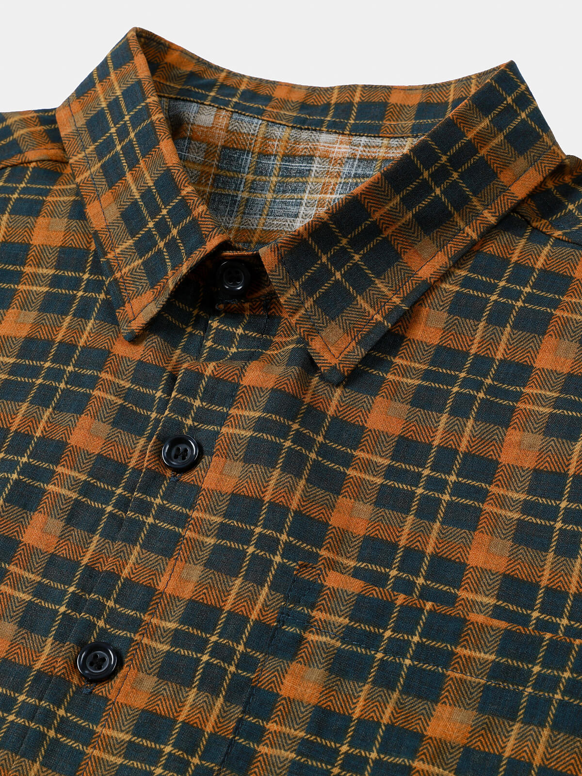 Vintage Check Pocket Short Sleeve Shirt